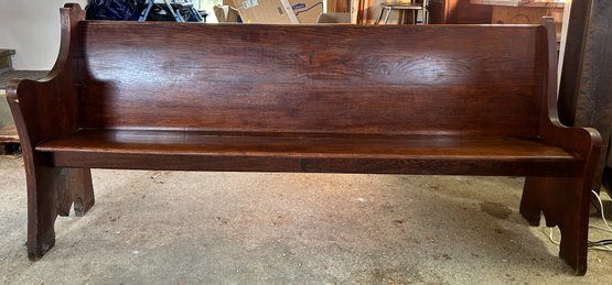 Solid Wood Antique Church Pew