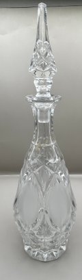 Princess House Frosted Lead Crystal Decanter