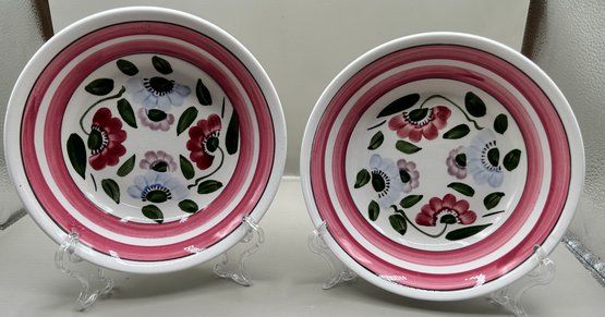 Ironstone Ware S.S. Crown Bowls Made In Japan - 2 Piece Lot