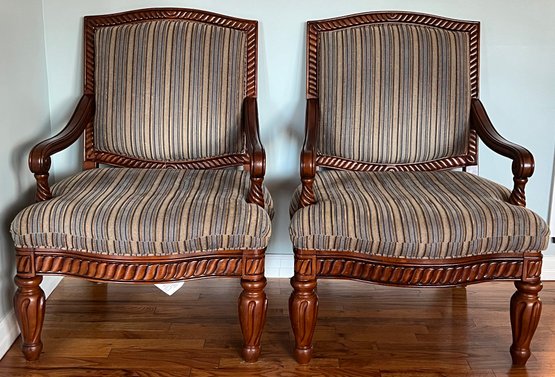 Ethan Allen French Louis XVI Style Armchairs -  2 Pieces