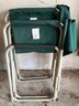 Pair Of Outdoor Metal Folding Arm Chairs