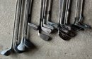 Vanguard Golf Bag With 16 Assorted Golf Clubs
