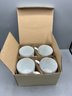 Pottery Barn Porcelain Reindeer Mug Collection Set - 4 Total - Box Included