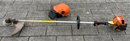 Stihl FS80 Gas Powered Weed Trimmer With Stihl Safety Shielded Helmet