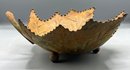 Decorative Metal Leaf Shaped Bowl