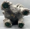 Asian Inspired Fu Dog Plaster Statue