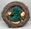 Decorative Gingerbread Fresh Cookies Pattern Faux Wreath