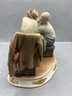 Vintage Capodimonte Guiseppe Cappe Bisque Porcelain Figurine - Hunting Tales - Made In Italy
