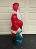 Vintage Empire 45 INCH Santa Claus Lighted Blow Mold - With Original Box