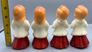 Vintage Gurley Candle Co Choir Children Candles - 4 Total