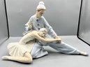 Lladro #4935 Closing Scene - Porcelain Figurine