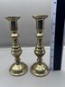 Pair Of Harvin Brass Candlestick Holders