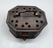 Brass Chinese Cricket Box With Information Card