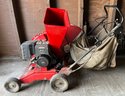 Troy-bilt Gas Powered Wood-chopper/vac With Attachments - Briggs And Stratton 8 HP Engine