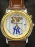 Bulova Sportstime NY Yankees 1998 World Series Champions Mens Watch With Faux Leather Band - MLB1998