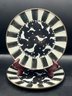 Mackenzie-Childs Black And White Dinner Plates - 2 Pieces