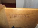 Bassett Furniture End Table With One Drawer, Wood Vintage