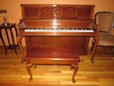Baldwin Upright Piano With Storage Bench Style #5042/Serial #445502 Cherry Finish