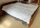 Modern Low Wood Bed Frame / RV King Size Bed Frame