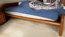Modern Low Wood Bed Frame / RV King Size Bed Frame