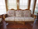 Wicker Sofa, Love Seat, Coffee Table & 2 End Tables - 5 Piece Set