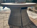 Wicker Outdoor Propane Fire Pit Table