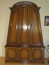 Unique Wood Arched 2-piece Hutch/Storage Cabinet Cupboard With 6 Doors