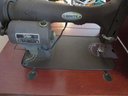 White Rotary Electric Sewing Machine With Table, #43-230553-  Vintage