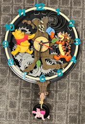PEAQ Pooh & Friends Battery Operated Musical Wall Clock
