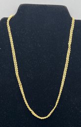 10K Gold Double-strand Rope Style Necklace - 2.6 Grams Total