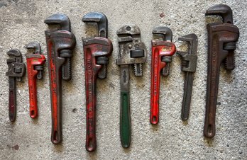 Assorted Pipe Wrenches