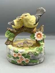 1990 Enesco Porcelain Bird Figurine - Made In Taiwan