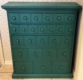 Solid Wood 5-drawer Apothecary Chest