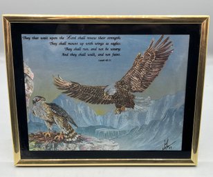 Manifestations Inc. Eagle Metallic Framed Print