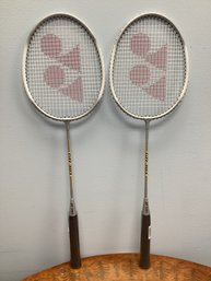 Pair Of New Yonex GR-303 Badminton Rackets- Low Torsion Steel Shaft