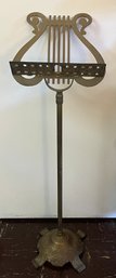 Vintage Solid Brass Music Stand