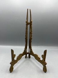 Vintage Brass Plate Stand