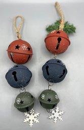 Decorative Holiday Bells - 2 Total