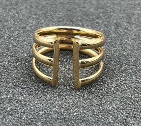 14KF Gold Ring - Size 10 - 2.4 Grams - Made In Italy