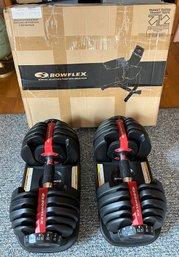 Bowflex Select-tech Weight Set - 5lbs - 52.5lbs With Bowflex Stand With Media Rack