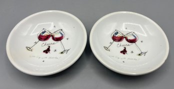 California Pantry 2003 Porcelain Trinket Bowls - 2 Total