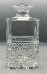 Cut Crystal Decanter - Made In Edinburgh Scotland