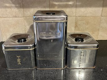 Lincoln Beauty-ware Metal Canister Set - 3 Total