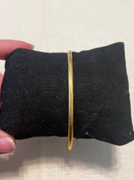 12k Gold Thing Bangle Bracelet 2.64 Grams