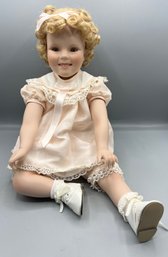 Danbury Mint Limited Edition Shirley Temple Porcelain Doll - Little Miss Shirley