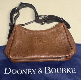 Dooney & Bourke Leather Hobo Saddle Bag With Dust Bag Included