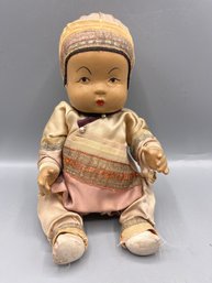 Vintage Composition Asian Baby Doll