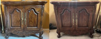 Solid Wood Nightstand - 2 Piece Lot