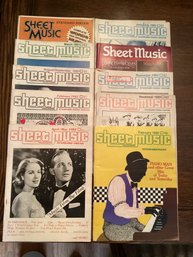Sheet Music Magazine Collection Set