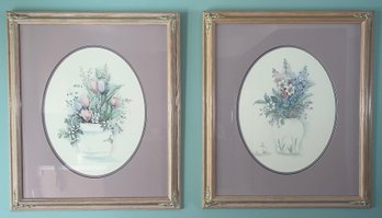 Ethan Allen Mary Bertrand Signed Lithographs Framed - 2 Total #700/2900 Special Occasion